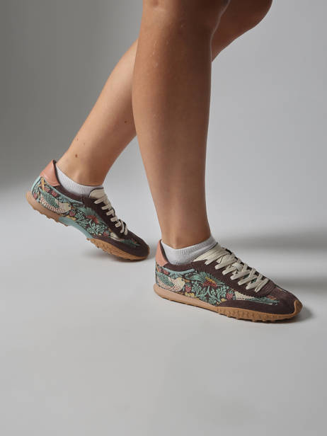 Sneakers Bridge Morris Brown Hoff Rood women 22561003 ander zicht 1