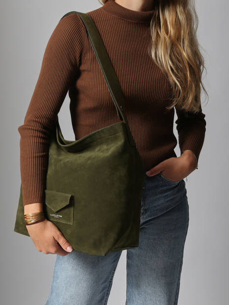 Sac Porté épaule Suèdine Kba Lancaster Vert suedine kba 62 vue secondaire 1