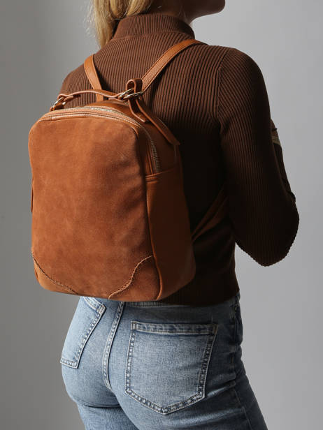 Sac à Dos Torrow Marron brodery TBRO02 vue secondaire 1