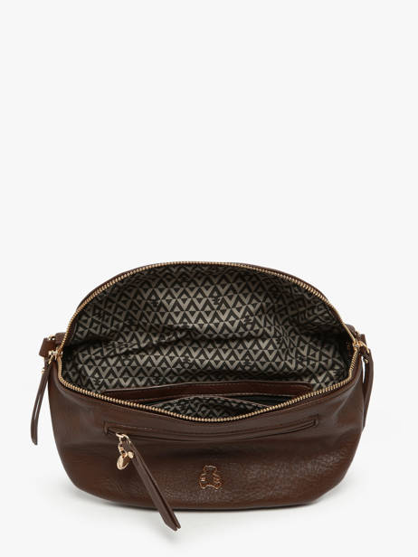 Heuptasje Lulu castagnette Bruin zip YSALINE ander zicht 3