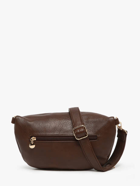 Heuptasje Lulu castagnette Bruin zip YSALINE ander zicht 4