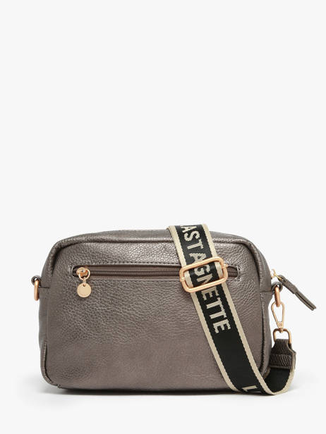 Sac Bandoulière Pocket Lulu castagnette Argent pocket ZAHRA vue secondaire 3