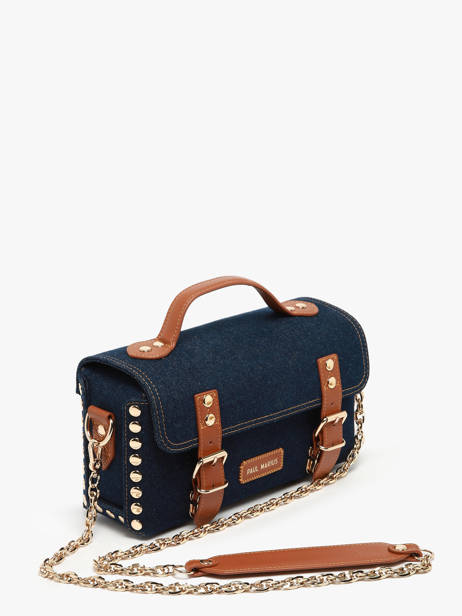 Sac Bandoulière Denim Brut Paul marius Bleu denim brut ARTI2DEB vue secondaire 1