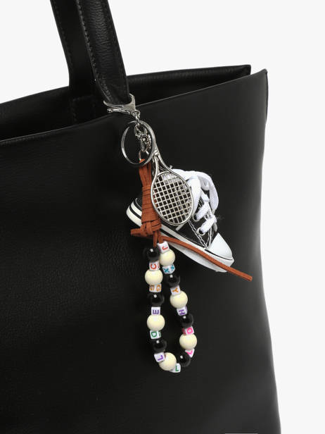 Bijoux De Sac Porte-clefs Miniprix Noir charms SH vue secondaire 1