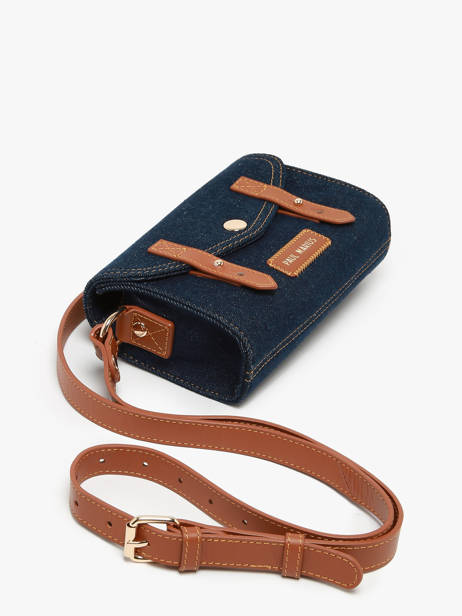 Cross Body Tas Denim Brut Paul marius Blauw denim brut MINIDEB ander zicht 1
