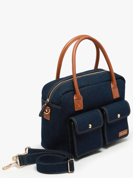 Sac à Main Denim Brut Paul marius Bleu denim brut DANDYDEB vue secondaire 1