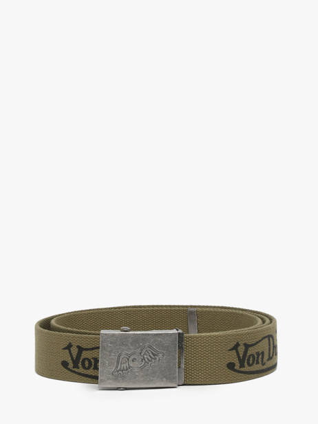 Ceinture Ajustable Von dutch Vert belt NYLON