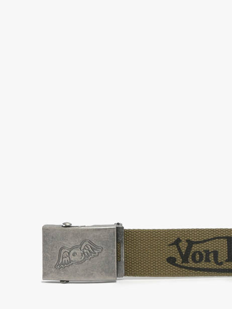 Ceinture Ajustable Von dutch Vert belt NYLON vue secondaire 1