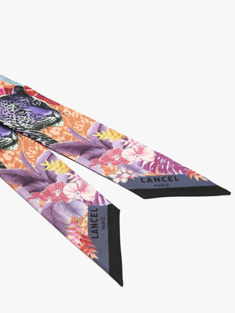 Foulard Lancel Multicolore charms A13877 vue secondaire 1