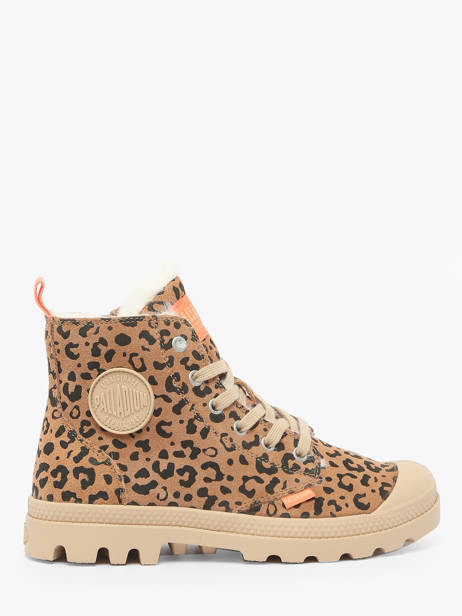 Bottines En Cuir Palladium Marron accessoires 99519974
