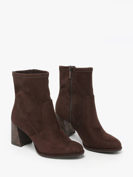 Enkellaarsjes Met Hak Tamaris Bruin accessoires 43 ander zicht 1