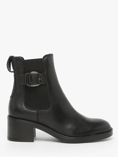 Bottines à Talon En Cuir Tamaris Noir accessoires 45
