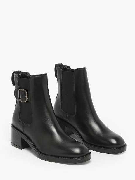 Bottines à Talon En Cuir Tamaris Noir accessoires 45 vue secondaire 1