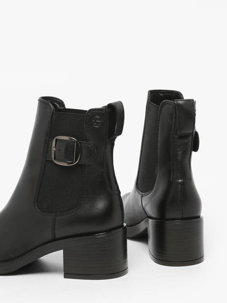 Bottines à Talon En Cuir Tamaris Noir accessoires 45 vue secondaire 2
