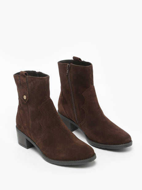 Bottines à Talon En Cuir Tt. bagatt Marron accessoires 14006100 vue secondaire 1