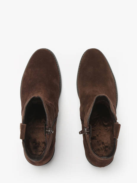 Bottines à Talon En Cuir Tt. bagatt Marron accessoires 14006100 vue secondaire 3