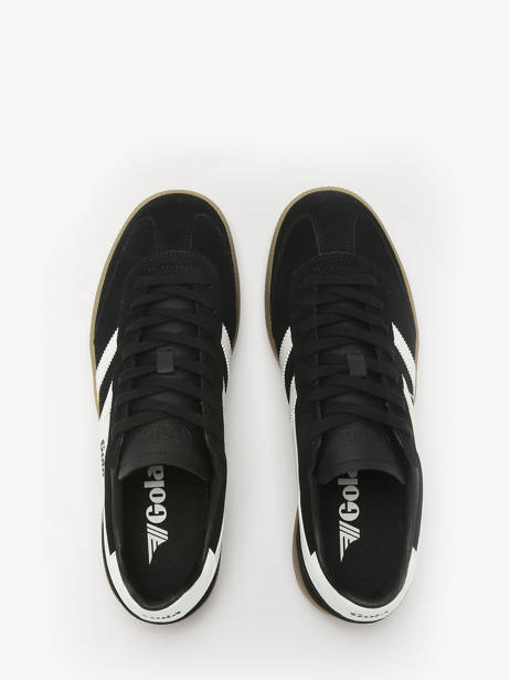 Sneakers Uit Leder Gola Zwart men CMB735 ander zicht 3