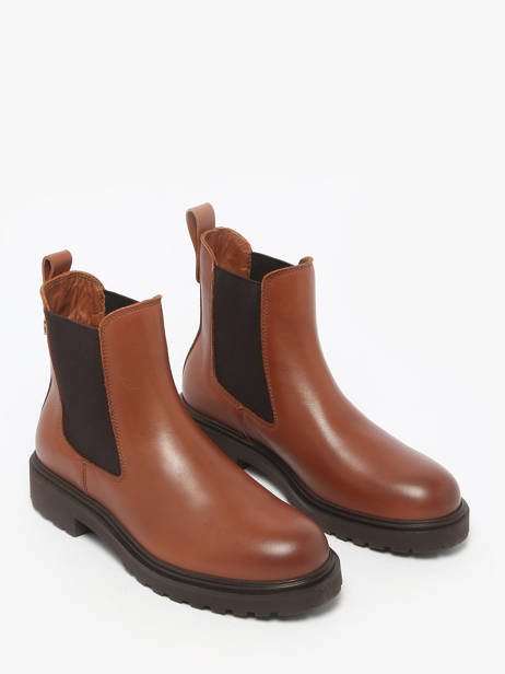Chelsea Boots En Cuir Tommy hilfiger Marron accessoires 8766BDS vue secondaire 1