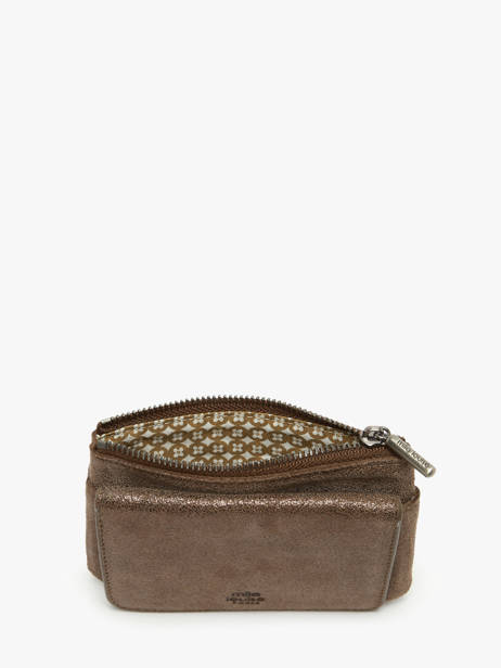 Portemonnee Leder Mila louise Bruin vintage 3853X ander zicht 1