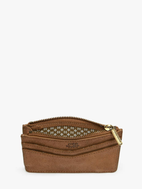 Kaarthouder Leder Mila louise Bruin vintage 3570X ander zicht 1