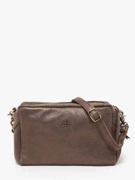 Cross Body Tas Vintage Leder Mila louise Bruin vintage 23673X ander zicht 3