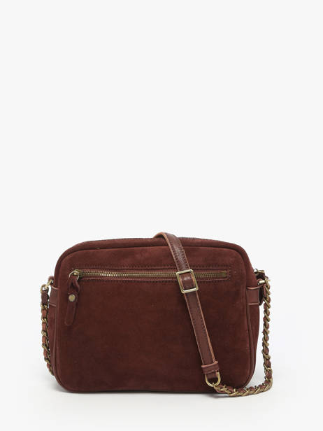 Cross Body Tas Vintage Leder Mila louise Bruin vintage 3327VC ander zicht 3