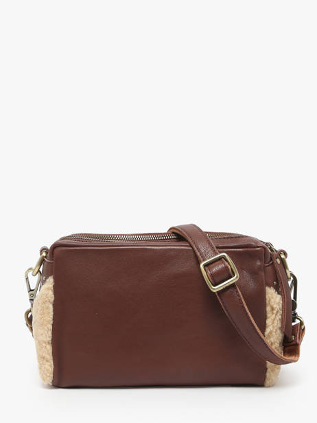 Cross Body Tas Vintage Mila louise Bruin vintage 23673TC ander zicht 3