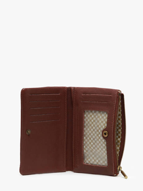 Portefeuille Cuir Mila louise Marron vintage 3760C vue secondaire 1