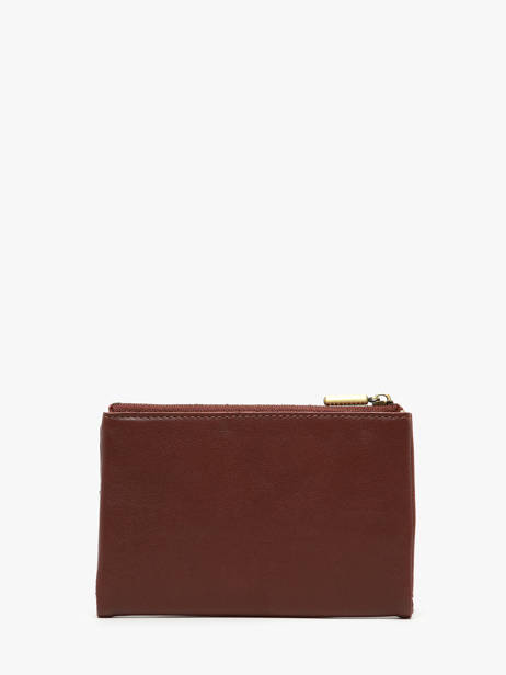 Portefeuille Cuir Mila louise Marron vintage 3760C vue secondaire 2