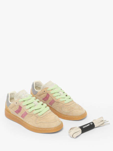 Sneakers Uit Leder Coolway Beige women 7673297 ander zicht 1