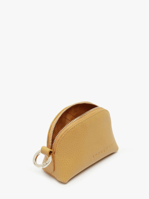 Longchamp Le foulonné Porte monnaie Jaune