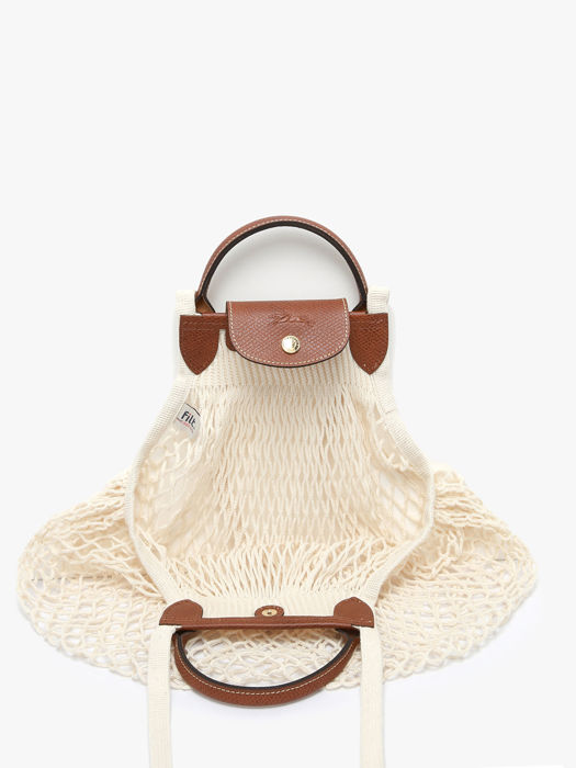 Longchamp Le pliage filet Besace Beige