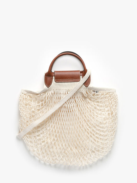 Longchamp Le pliage filet Besace Beige