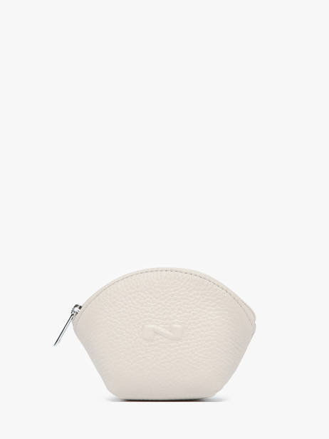 Portemonnee Leder Nathan baume Beige original n 340N