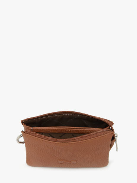 Portemonnee 2 Compartimenten Leder Nathan baume Bruin original n 302N ander zicht 1