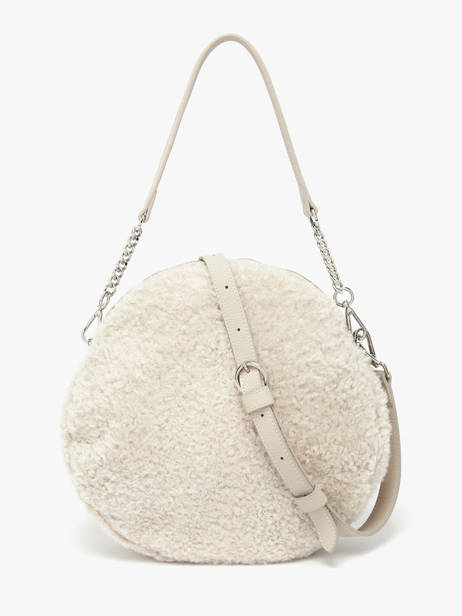 Sac Porté épaule Anna Winter Mouton Et Cuir Nathan baume Beige nathan S vue secondaire 3