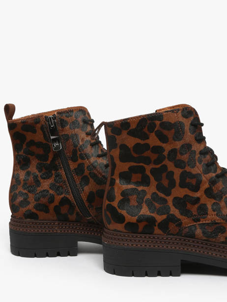 Bottines En Cuir Mam'zelle Marron women CSGOZ41 vue secondaire 2