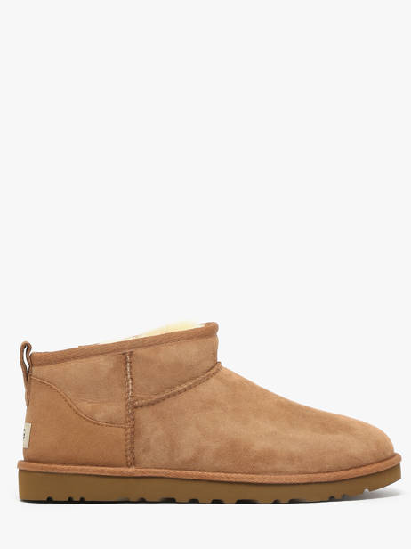 Bottines En Cuir Ugg Marron men 1137391