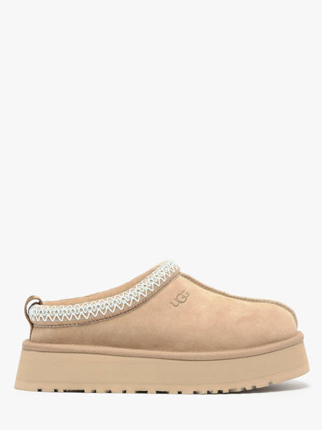 Pantoffels Met Platformzool Uit Leder Ugg Beige women 1174471