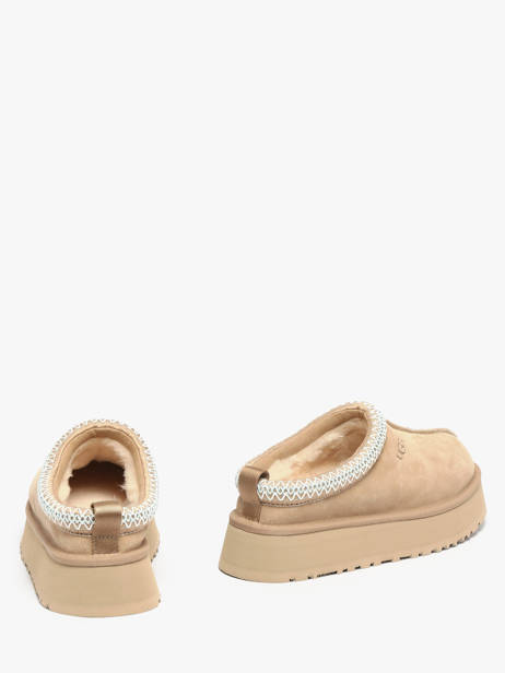 Pantoffels Met Platformzool Uit Leder Ugg Beige women 1174471 ander zicht 2