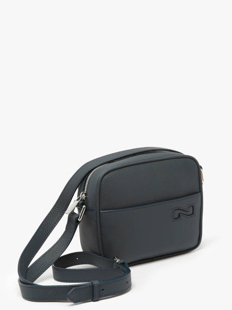 Cross Body Tas Antwerp Leder Nathan baume Blauw n city 4 ander zicht 1