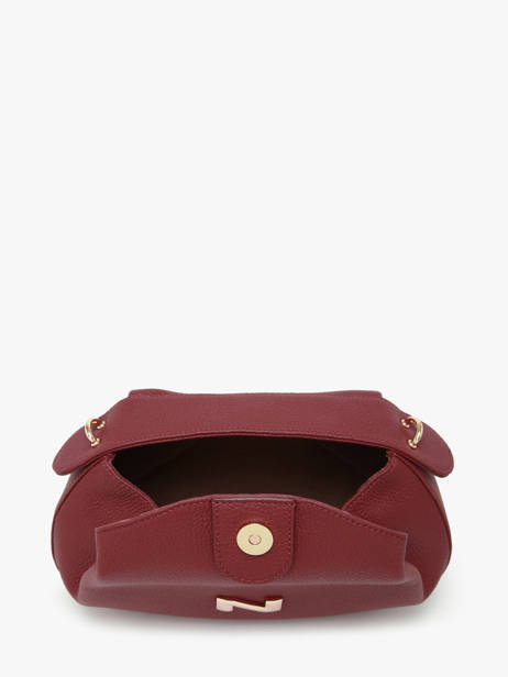 Sac Bandoulière Nymphea Cuir Nathan baume Violet nymphea 2 vue secondaire 3
