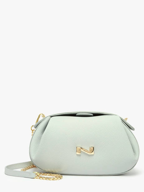 Cross Body Tas Nymphea Leder Nathan baume Blauw nymphea 2