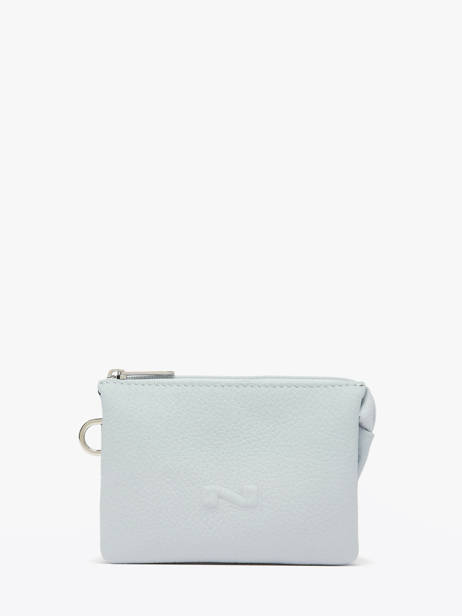 Portemonnee 2 Compartimenten Leder Nathan baume Blauw original n 302N