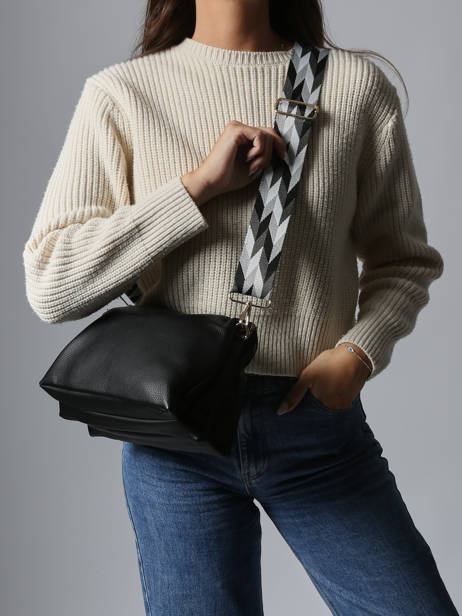 Sac Bandoulière New Grain Miniprix Noir new grain F6936 vue secondaire 1