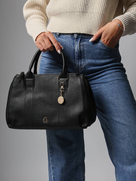Sac à Main Soft Lulu castagnette Noir soft YAEL vue secondaire 1