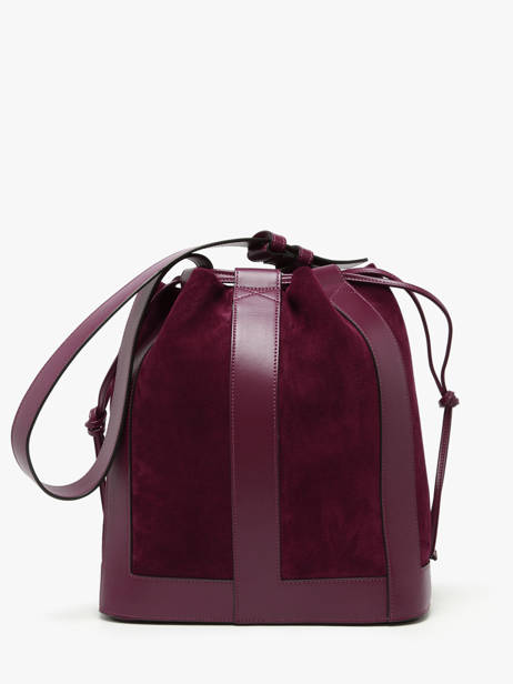Bucket Bag M Elles Leder Lancel Violet elles A13360 ander zicht 3