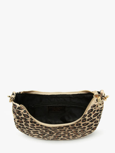 Sac Porté épaule Velvet Leopardo Milano Beige velvet leopardo VL25064 vue secondaire 2