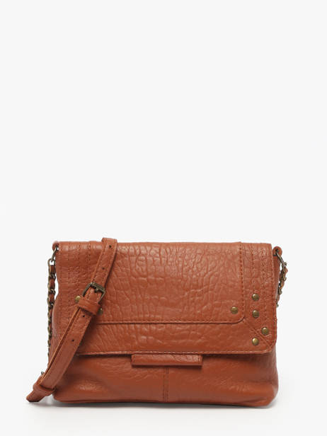 Cross Body Tas Felizia Leder Pieces Bruin felizia 17116820