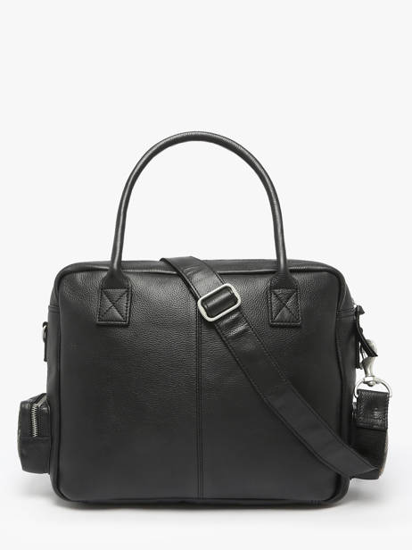 Sac à Main Python Cuir Paul marius Noir python DANDP90S vue secondaire 3
